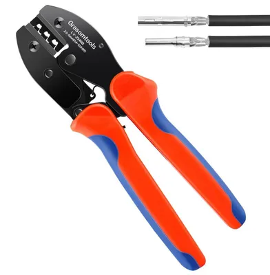 Immagine prodotto di Pinza crimpatrice solare per connettori di cavi fotovoltaici, adatta per cavi da 26-10 AWG (2,5-6,0 mm²)