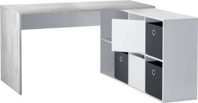 Produktbild von Schreibtisch - Weiß 139x136x74h cm