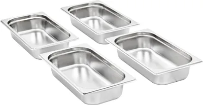 Obrázok produktu pre vidaXL Gastronorm nádoby 8 ks GN 1/3 65 mm z nehrdzavejúcej ocele