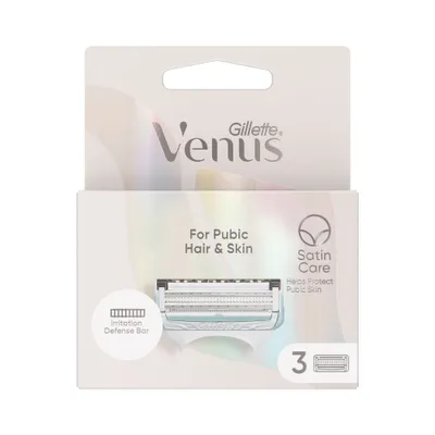 Obrázek produktu pro Náhradní holicí hlavice na oblast bikin Venus Bikini, 3 ks