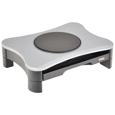 Image de DESQ Support d'écran avec articulation et tiroir Gris
