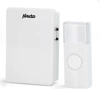 Image de Alecto ADB-11WT - Carillon de porte sans fil, blanc