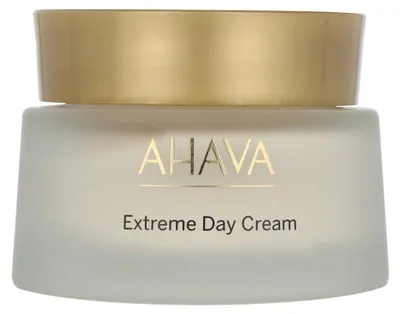Zdjęcie produktu dla AHAVA Extreme Day Cream, Krem na dzień, Kobiety, Starzejąca się skóra, Twarz, Szyja, Przeciwstarzeniowy, Krem przeciwzmarszczkowy, Ujędrniający, Nawilżający, Zwężanie porów,..., 50 ml