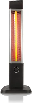 Immagine prodotto di Riscaldatore a infrarossi da 2000W, elettrico, per terrazze. Riscaldatore a infrarossi per interni ed esterni, grado di protezione IP34. Riscaldatore a colonna, riscaldatore da esterno