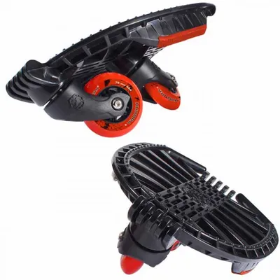 Produktbild von HUDORA Twin-Skate 100kg Tragkraft Skateboard Waveboard Skates Inlineskater