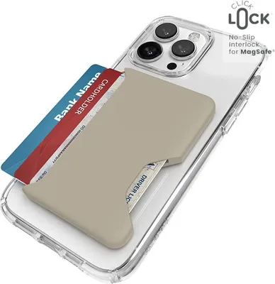 Obrázok produktu pre Speck ClickLock Wallet, Peňaženka, Béžová, Polykarbonát, Apple, 1 kusov