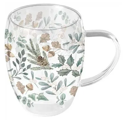 Produktbild von Doppelwand-Glas - Double-walled glass 0.35 L Collection of leaves