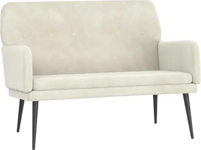 Obrázek produktu pro vidaXL Lavice Cream 108x79x79 cm Velvet