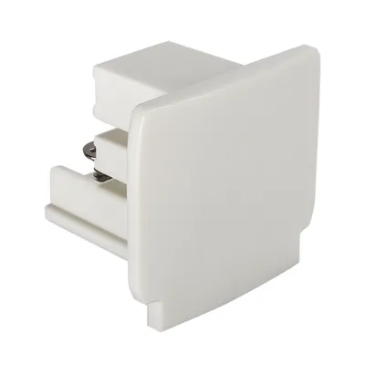 Produktbild von Spectrum LED Endkappe für 3-Phasen Schienensystem Leuchten Strahler IP20 Weiß