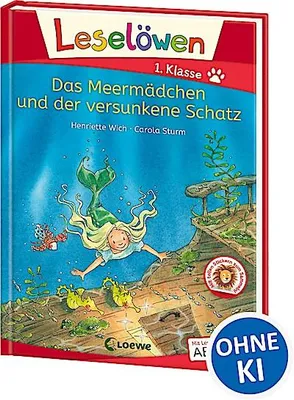 Immagine prodotto di Leselöwen 1. Klasse - Das Meermädchen und der versunkene Schatz