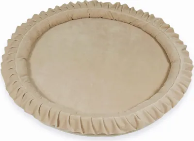 Obrázek produktu pro Podložka do hnízda 120 cm pro děti, sametově měkká béžová