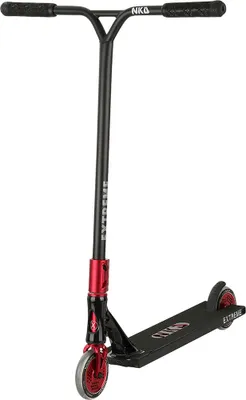 Image de NKD Extreme Stunt Scooter Noir/Rouge 91cm - Ultimate Stunt Scooter pour les tricks