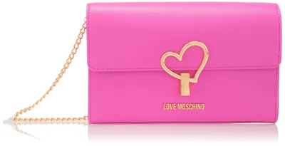 Zdjęcie produktu dla Love Moschino, damska koszulka, model JC4327PP1OLQ0604, kolor fuksja, wykonana ręcznie