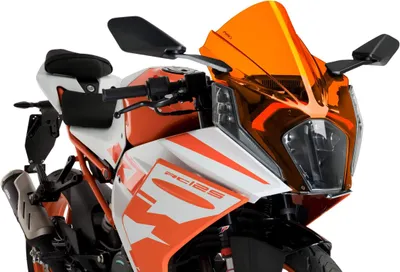 Produktbild von PUIG 21476T Z-Racing Scheibe passend fuer KTM RC125 Orange