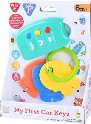 Produktbild von Play Autoschlüssel Beißspielzeug für Babys mit Soundeffekten