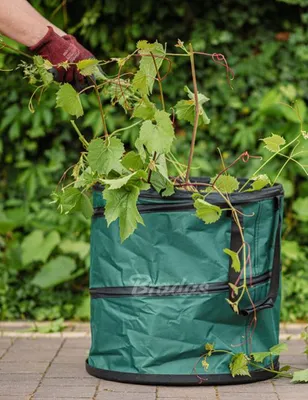 Produktbild von Bradas Gartensack POP UP 90 Liter dunkelgrün