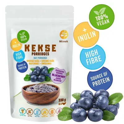 Obrázok produktu pre KEKSE Ovsená kaša Čučoriedka 330g