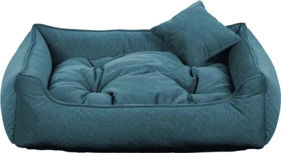 Produktbild von COMFY rechteckiges Hundebett, blau - 100 cm x 75 cm