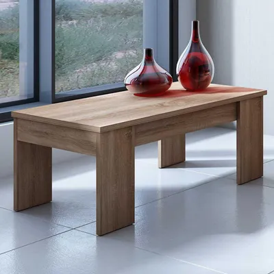 Immagine prodotto di Tavolino Ramos con piano allungabile - rovere