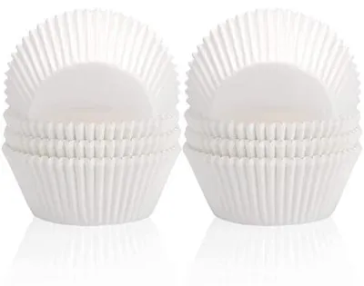 Zdjęcie produktu dla Foremki do muffinek papierowe białe 200 szt na ślub urodziny