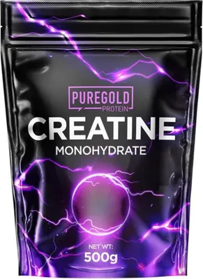 Produktbild von Pure Gold Kreatin Monohydrat Protein Pulver 500g Geschmacksneutral Muskelaufbau