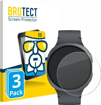 Produktbild von 3x BROTECT Schutzglas für Samsung Galaxy Watch 8 (44 mm) Schutzfolie Panzer Folie Glas Display Schutz klar