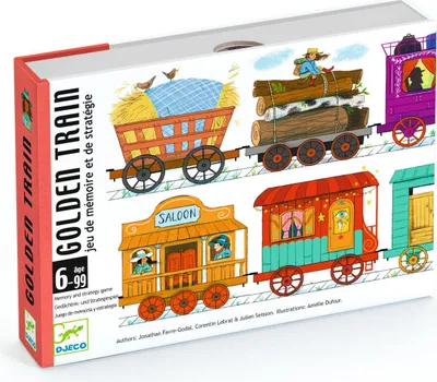 Produktbild von Djeco-Kartenspiele: Golden Train