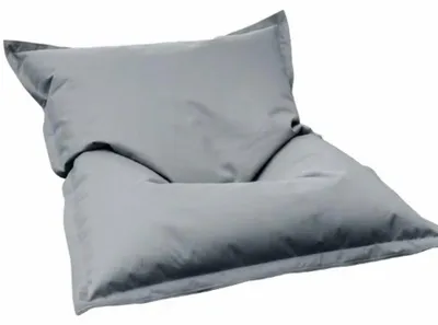 Sitzsack-Bezug für Pool, wasserabweisend, 140x180 cm, grau