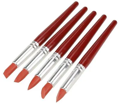 Image de Ensemble de 5 outils de modelage professionnels - Plastique - Pour sculpteurs et céramistes - Qualité supérieure
