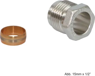Produktbild von DANFOSS Klemmverbinder 1/5"x14mm