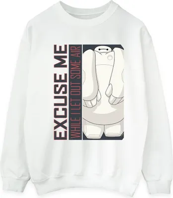 Produktbild von Disney - "Big Hero 6 Excuse Me Some Air" Sweatshirt für Herren BI15364 (XL) (Weiß)