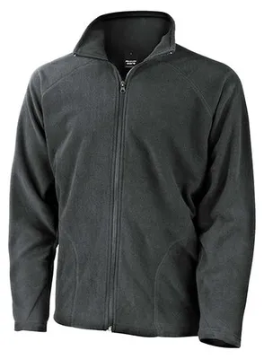 Zdjęcie produktu dla Kurtka polarowa męska - Result MICRO FLEECE JACKET - charcoal - rozmiar M