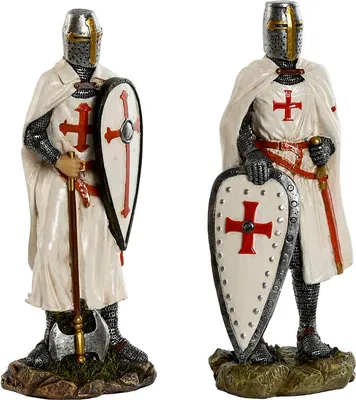 Obrázek produktu pro Dekorativní figurka Home ESPRIT Bílá červená pryskyřice 9 x 8 x 21 cm (2 ks)