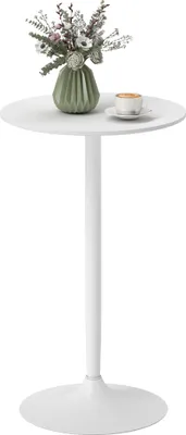 Produktbild von Bartisch Stehtisch, Tisch für 2 Personen, 60 x 60 x 102 cm, Weiß