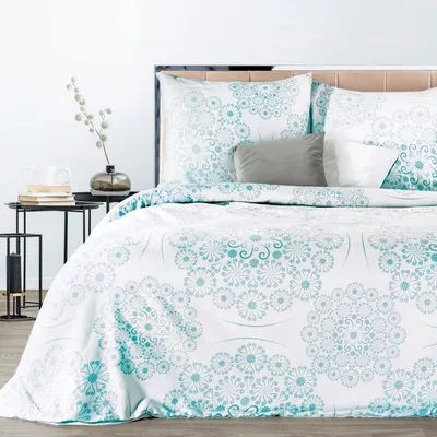 Produktbild von Eurofirany Bettwäschegarnitur Bettwäsche Satin  SELMA1 220x200 cm 3 TLG SET: mit 2 Kissenbezüge 70x80 cm