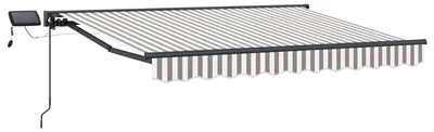 Zdjęcie produktu dla Konstrukcja markizy ręcznej z oświetleniem LED, wymiary 3,5 x 2,5 m