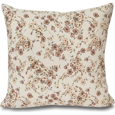 Produktbild von Kopfkissenbezug Krepp Blume beige