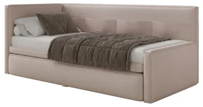 Produktbild von Selsey Nesmi - Polsterbett mit Bettkasten, Beige, 90x200 cm