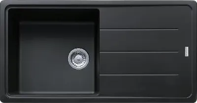 Produktbild von Franke Basis - Fragranit Spülbecken BFG 611, 970x500 mm, onyx 114.0285.305