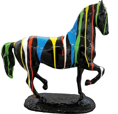 Image de Designer Abstract Figure Figures modernes Décoration Chevaux sur un support nouveau