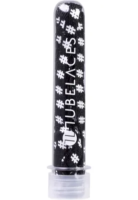 Produktbild von Tubelaces Schnürsenkel White Flat Trill Pack Black