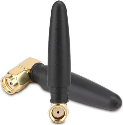 Obrázok produktu pre 5 ks 2,4 GHz SMA 3 dBi WLAN anténa s vnútorným závitom (L SMA konektor)