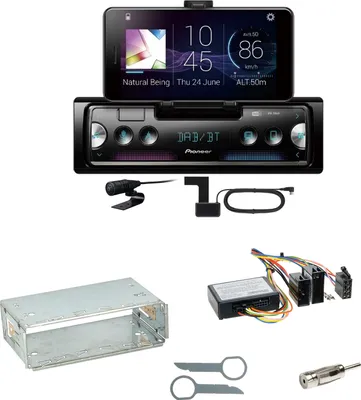Produktbild von Pioneer SPH-20DAB Digitalradio Bluetooth Einbauset für Mercedes W210 ab 08/99