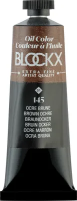 Produktbild von Blockx 3x Ölfarbe, Ockerbraun - Tube 35ml - Ockerbraun 213145BXC