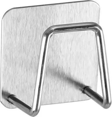 Produktbild von Delvant PALO Schwammhalter, Küchen Organizer Spüle Schwammhalter, Schwammhalter Küche, Schwammhalter Küche Ohne Bohren Silber