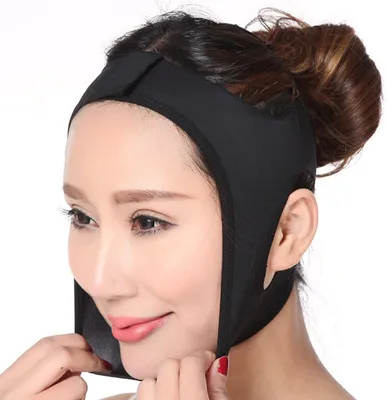 Produktbild von Gesichtsstraffung, V-Gesichtsverband, Doppelkinnmaske, atmungsaktives V-Gesichtsinstrument, Gesichtsmassagegerät, Gesichtsmodellierung, V-Gesichtsartefaktkarte
