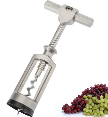 Productafbeelding van Westmark kurkentrekker met klokmechanisme, staal/zink gietstuk, geschikt voor Chianti-flessen, edelsatijn afwerking, artikelnummer 62553380