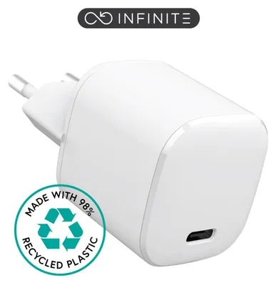 Image de eSTUFF USB-C Charger EU PD 20W. (ES637025)