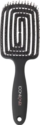 Immagine prodotto di ICONIKAIR Spazzola per capelli Blow-Dry Brush Bristle, spazzola con setole di cinghiale, spazzola per capelli senza strappi per bambini, spazzola per capelli per bambini