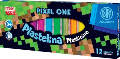Immagine prodotto di Plastilina 12 colori Pixel One Astra